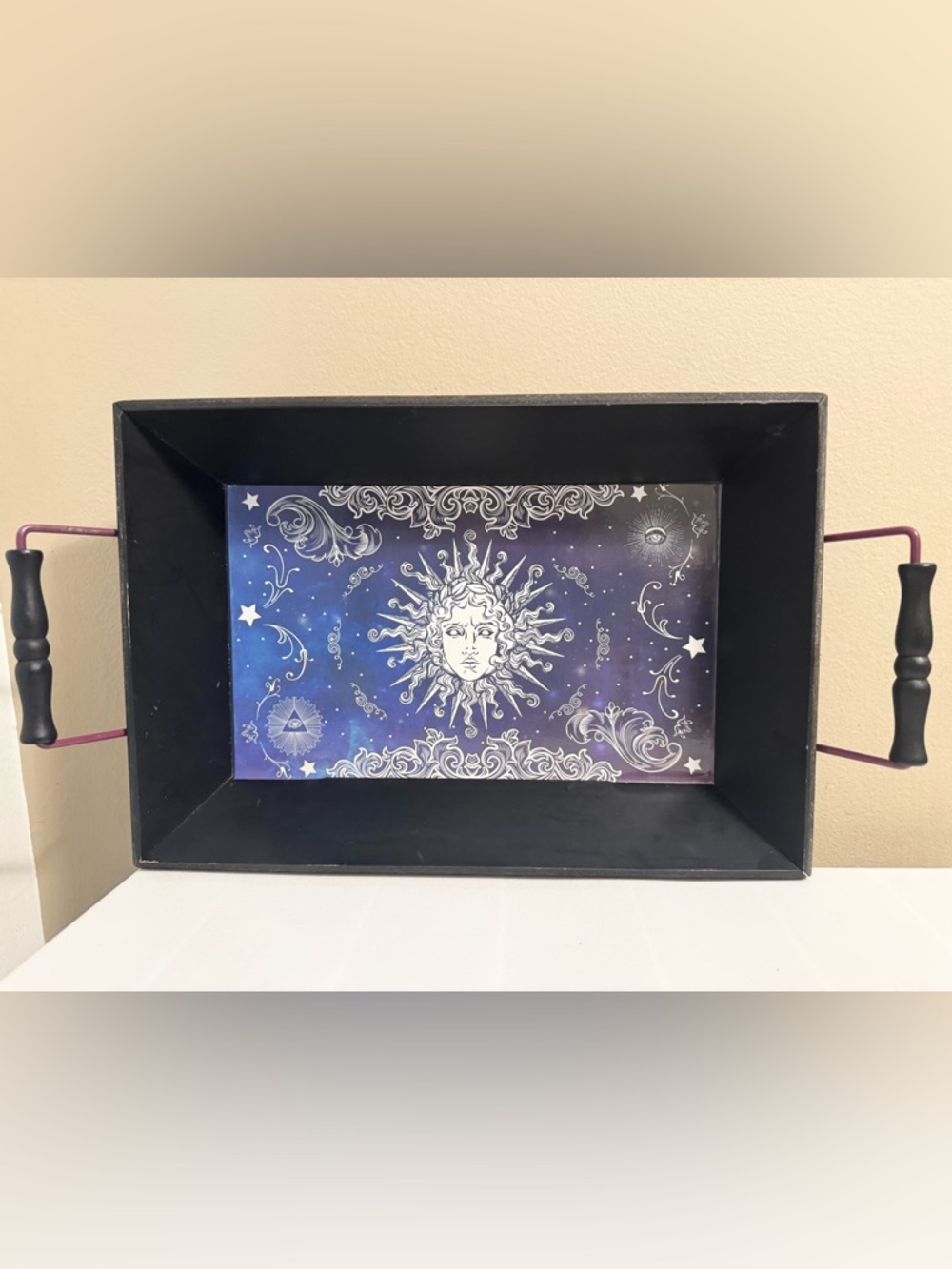 Christmas Tree Shops Celestial Decor Tray